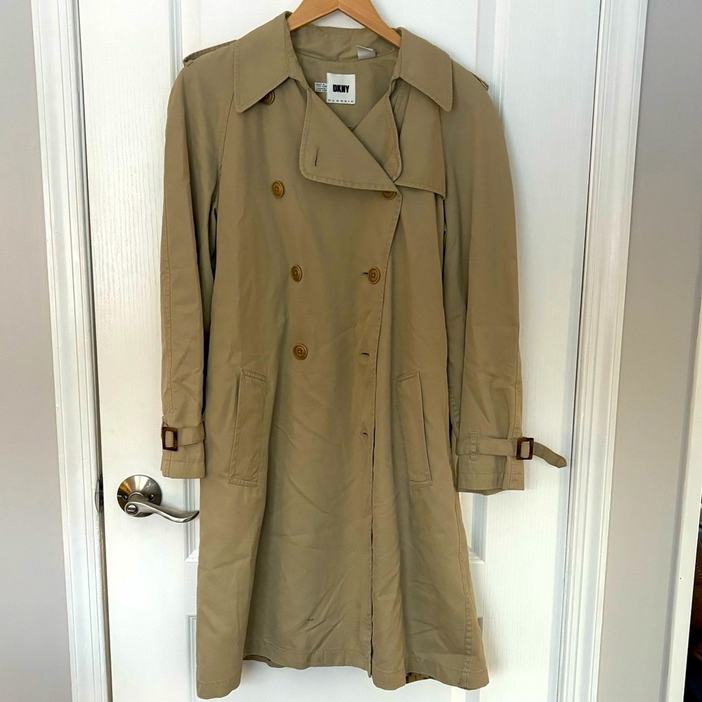 DKNY Women’s Mid Trench Coat, Size M